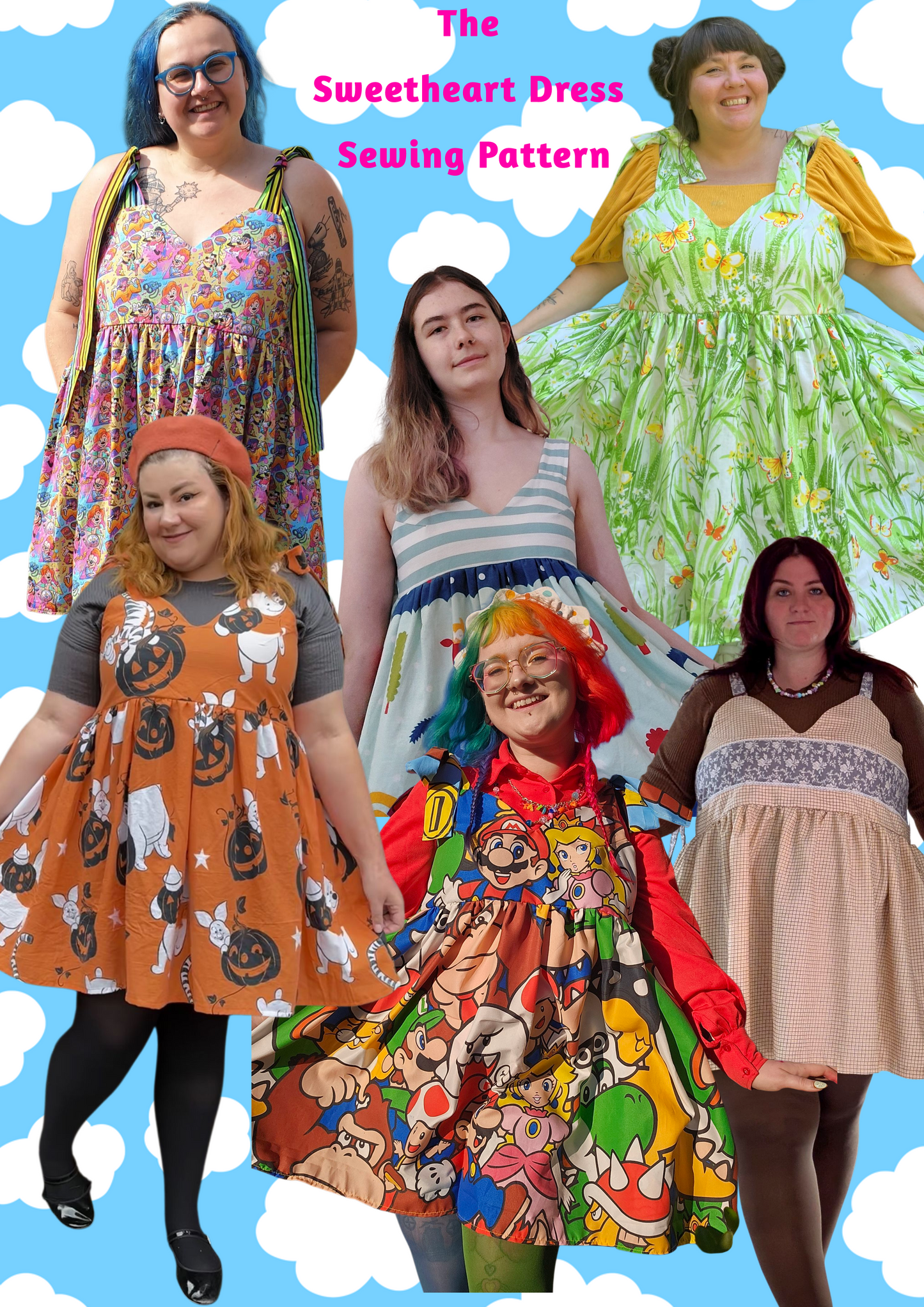 The Sweetheart Dress - Digital Sewing Pattern UK 6 -32 (DO NOT BUY IF IN EU)