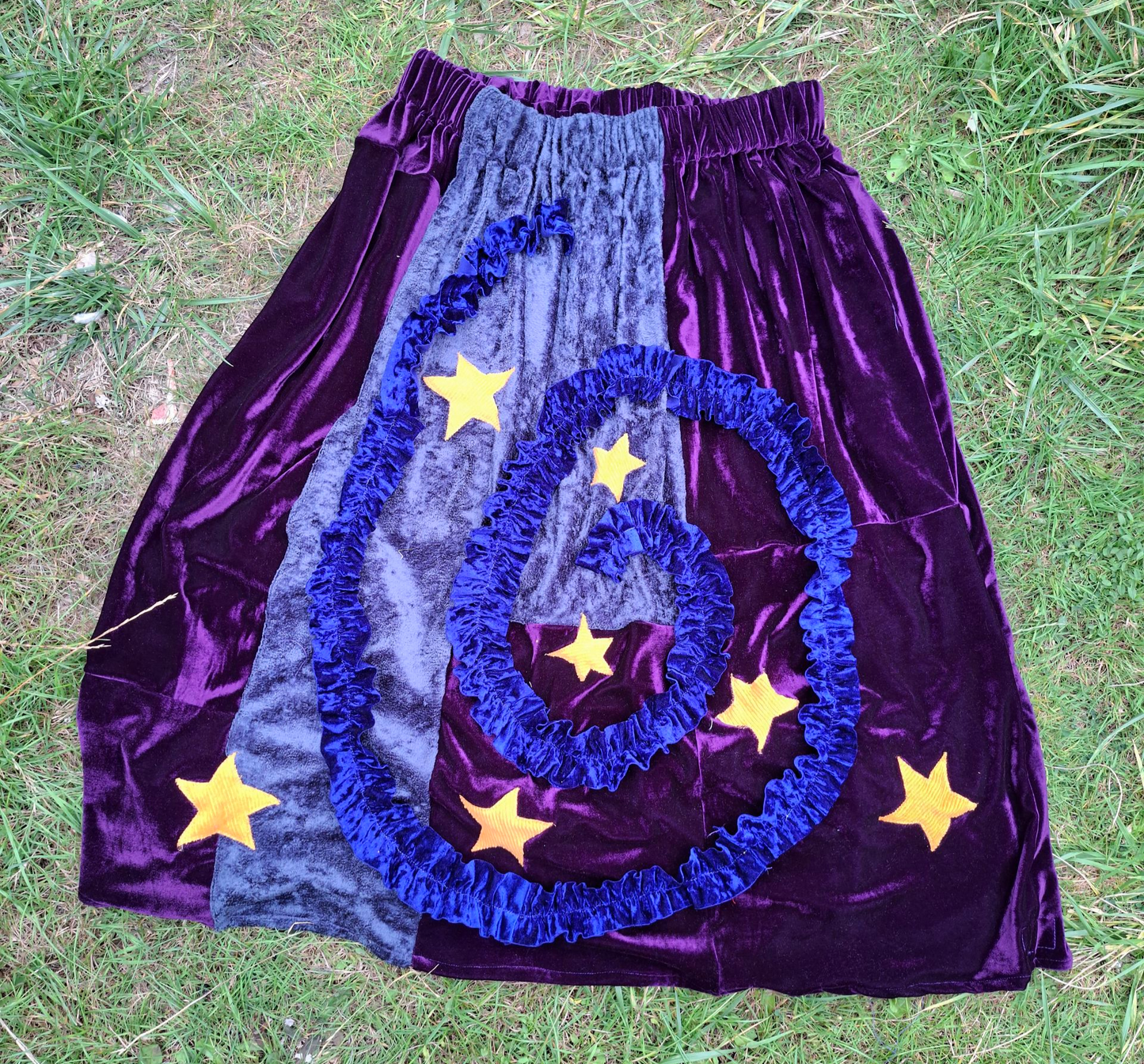 Swirl Patchwork Midi Skirt - 16-18