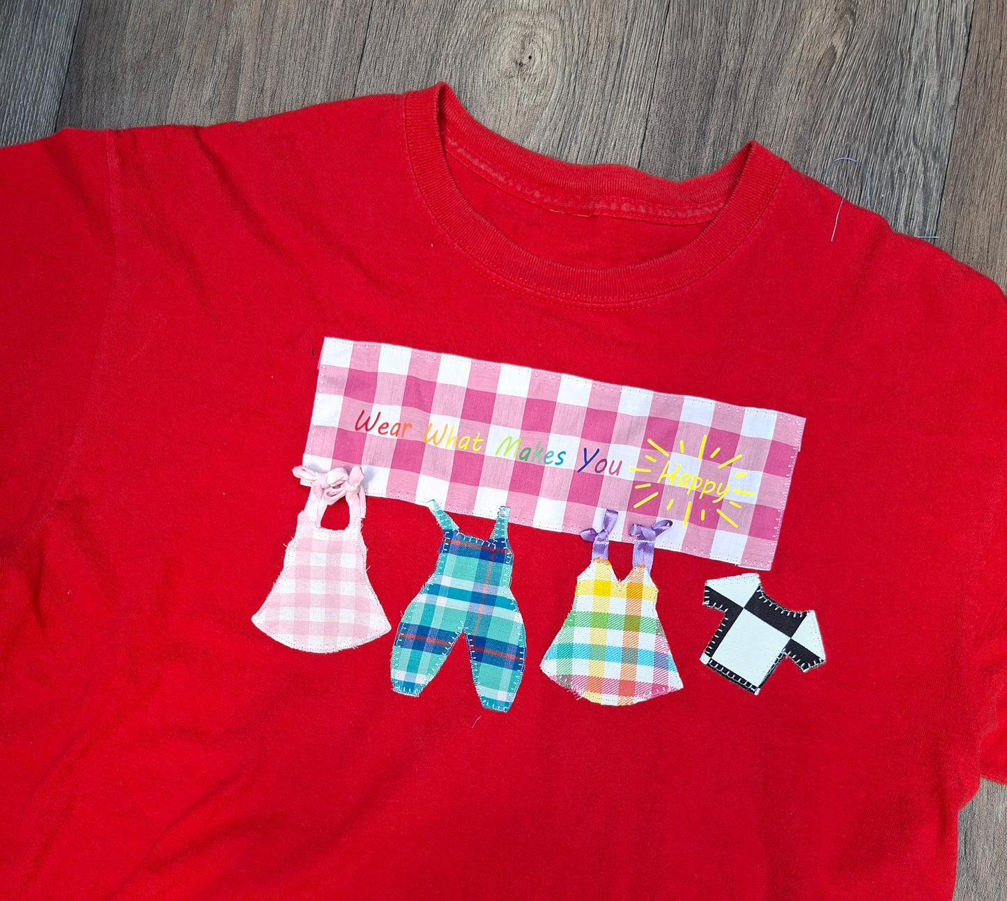 Wear What Makes You Happy Tee - Size 16