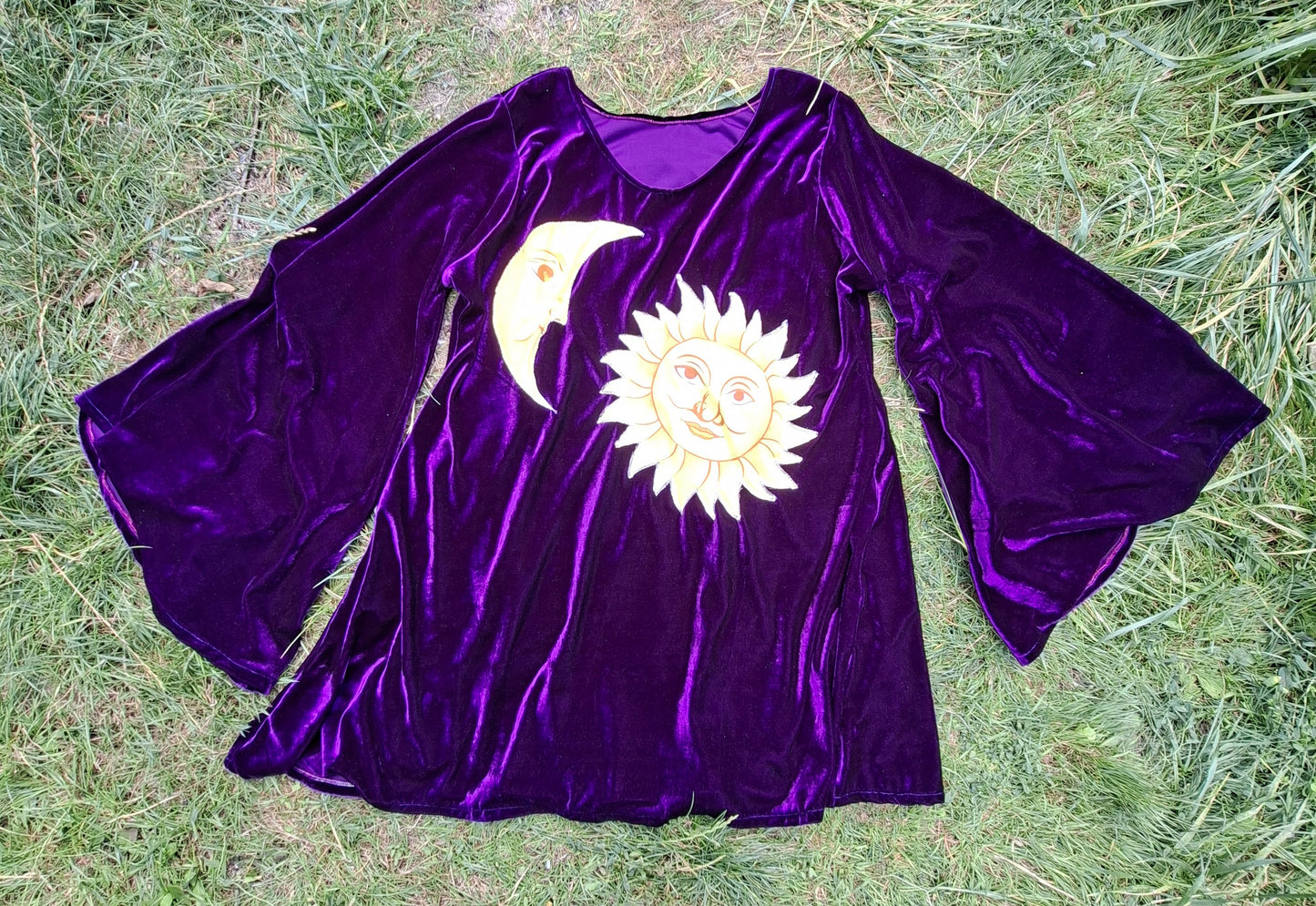 Purple Velvet Dress - Size 20-22