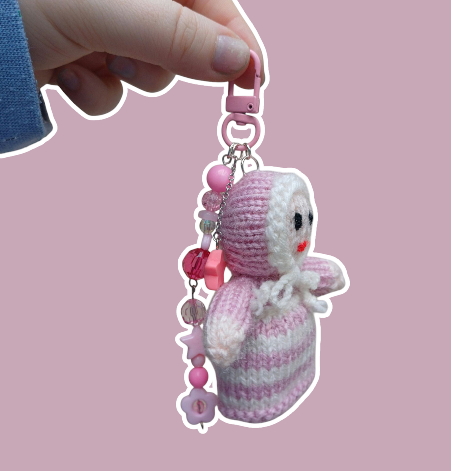 Knitted Bag Charm