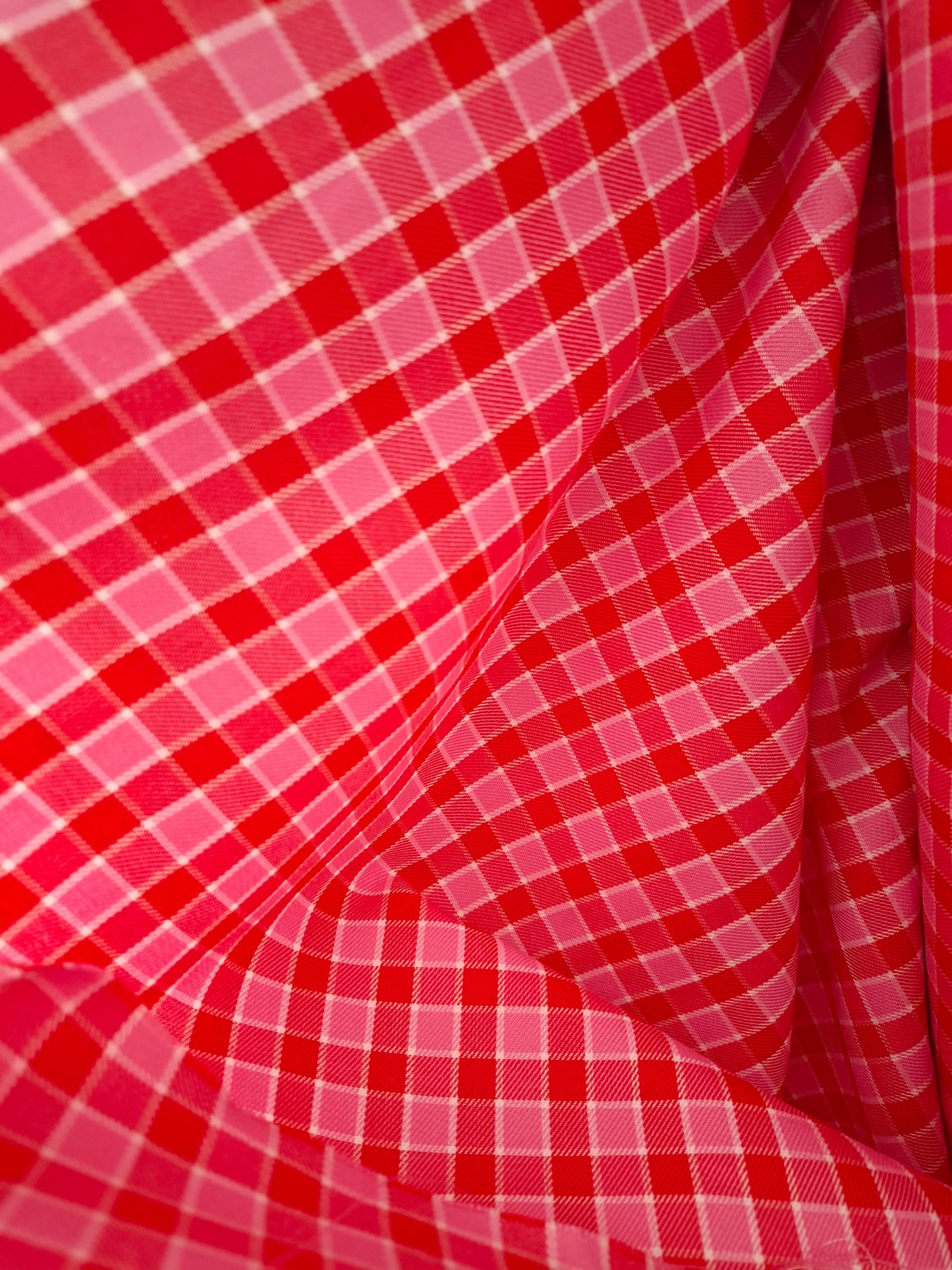 Valentines Check Fabric - Sold by the metre
