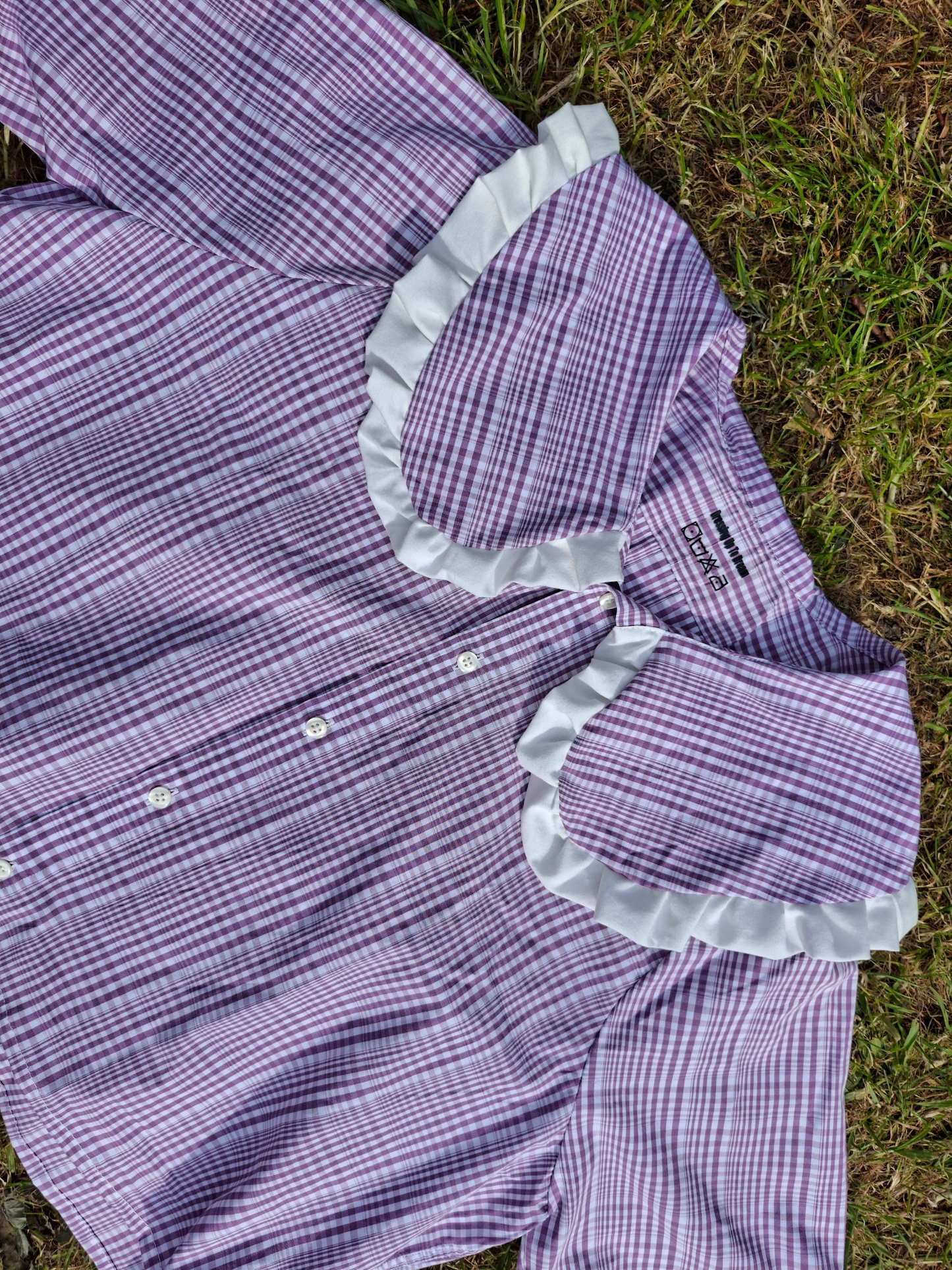 Reworked Purple Shirt - Size 18