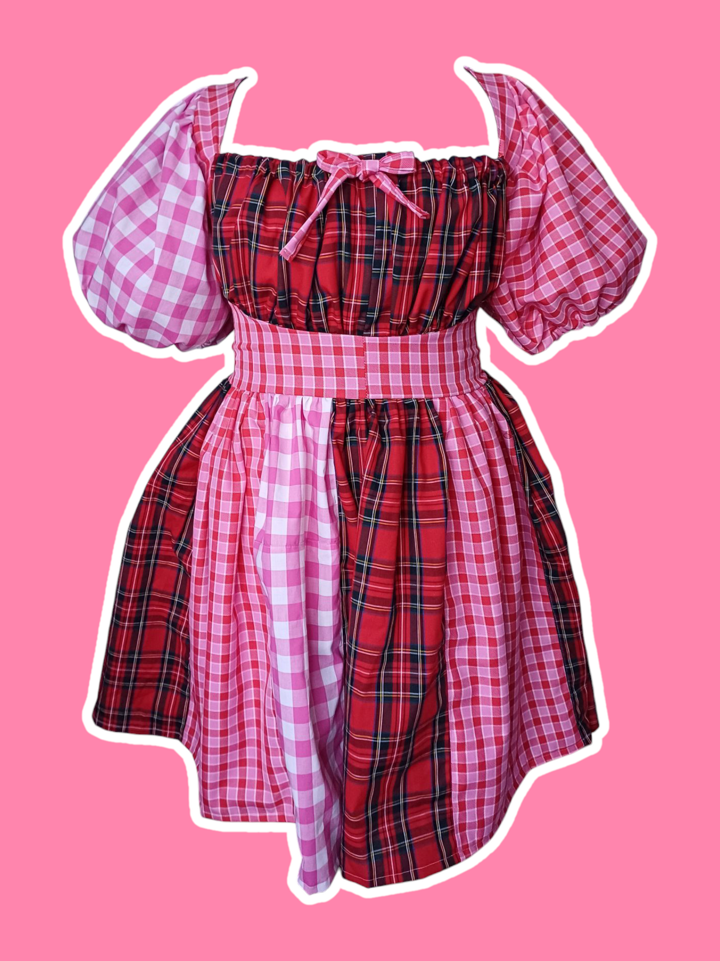 Made To Order Patchwork Milkmaid Dress *Choose Your Length*