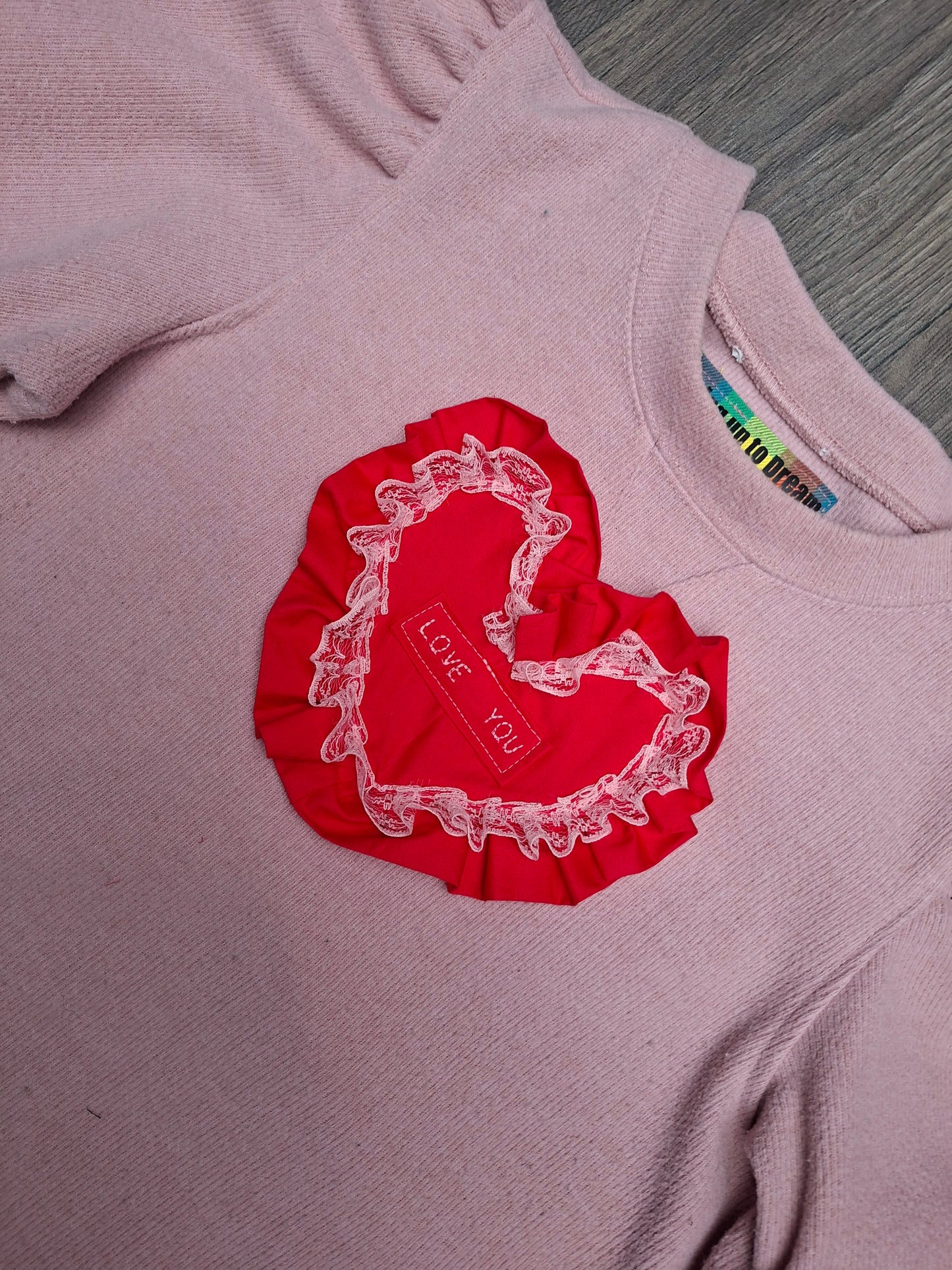 "Love you" Jumper - Size 8-10