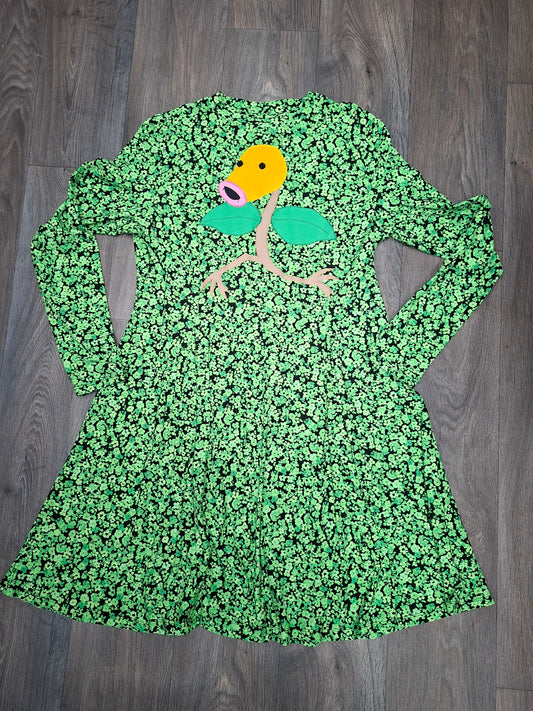 Plant Pocket Monster Dress - Size 12-14