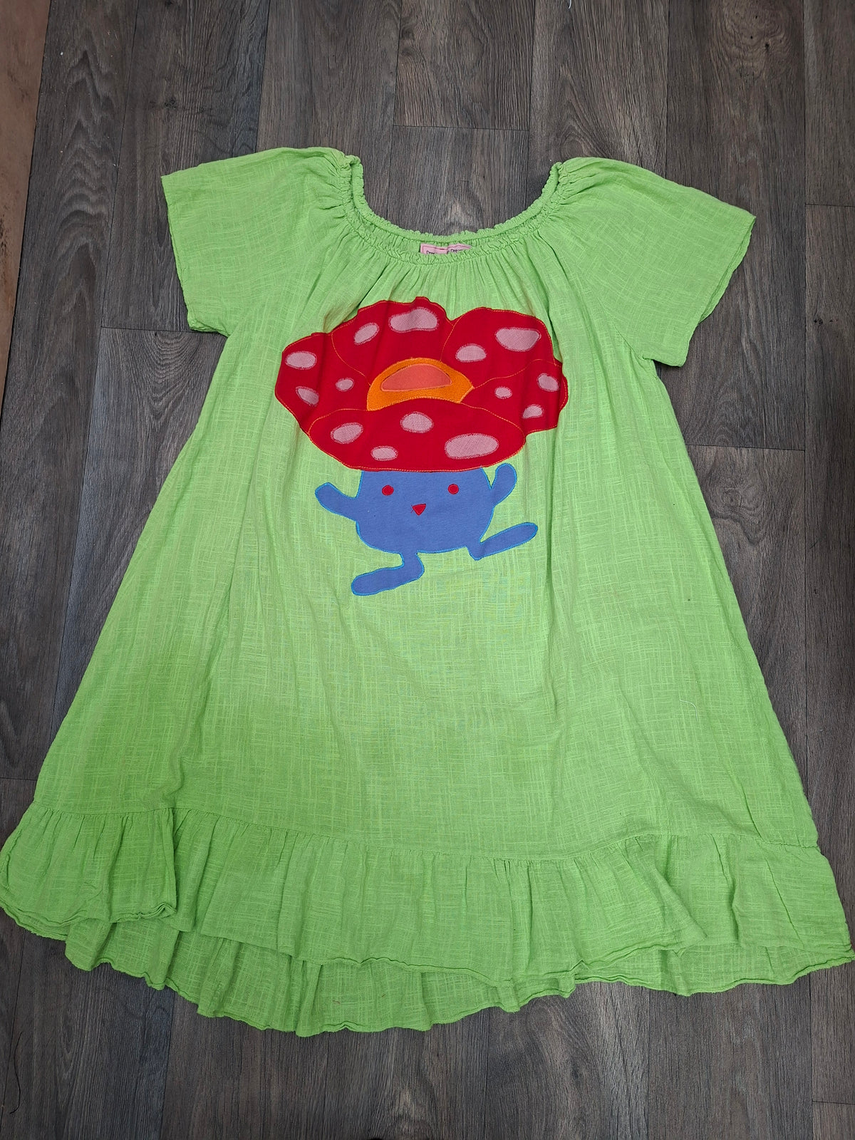 Blue Pocket Monster Dress - Size 24-26