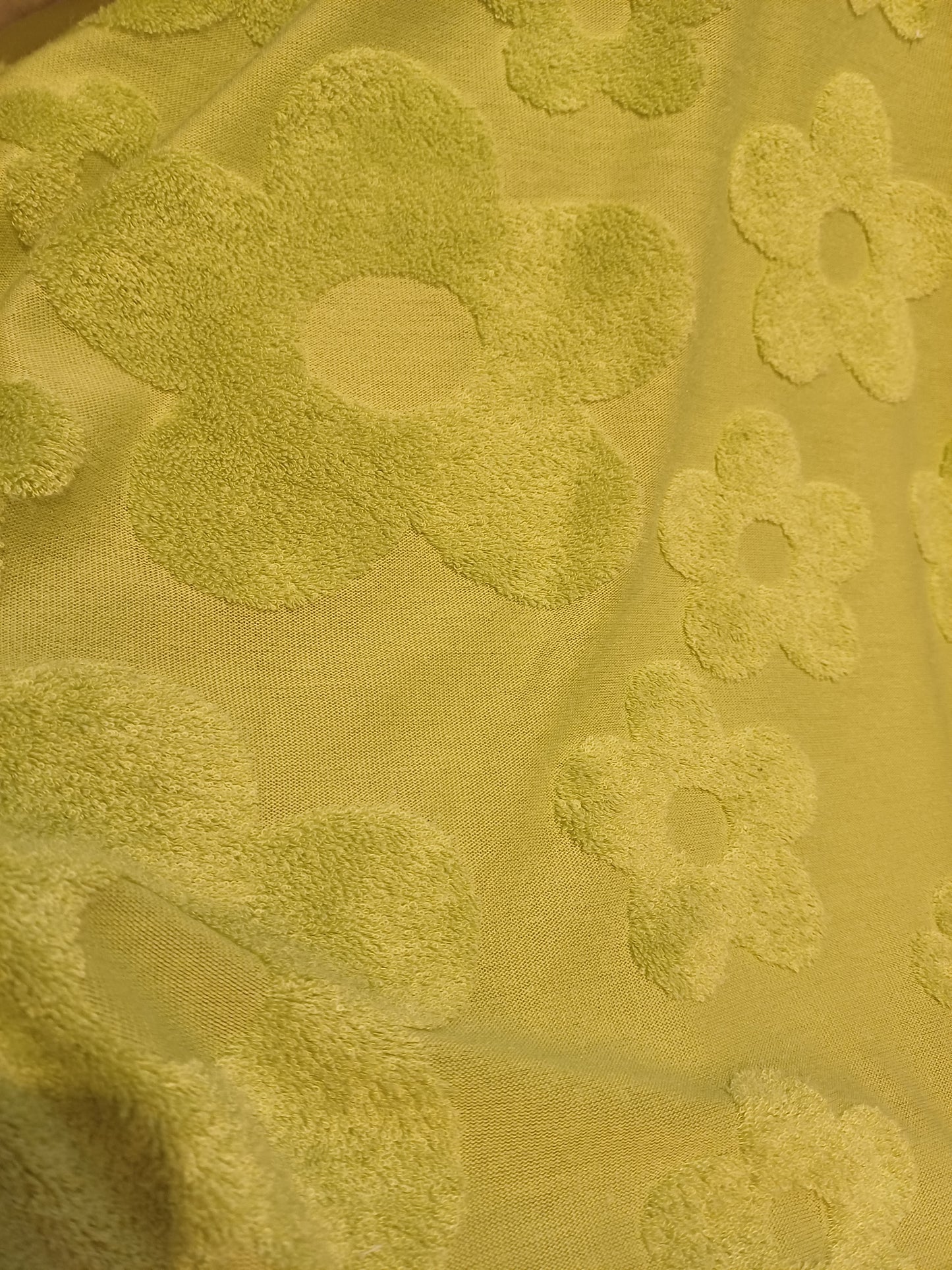 Textured flowers fabric - 3 metres