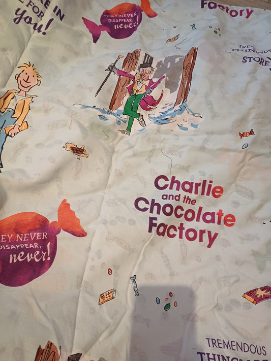 Charlie and the chocolate factory double duvet (fabric)