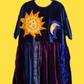 Moon and Sun Patchwork Dress - Size 24-26