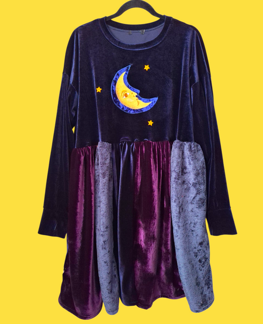 Patchwork Moon Dress - Size 16/18