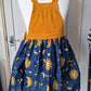 Reworked Pinafore Dress - Size 14/16
