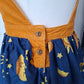 Reworked Pinafore Dress - Size 14/16