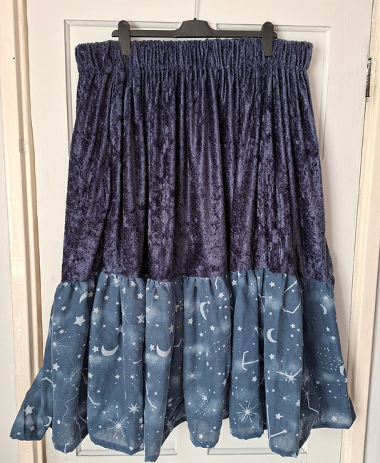 Blue Celestial Skirt - Size 24-26