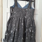 Grey moons & stars sweetheart dress - Size 14