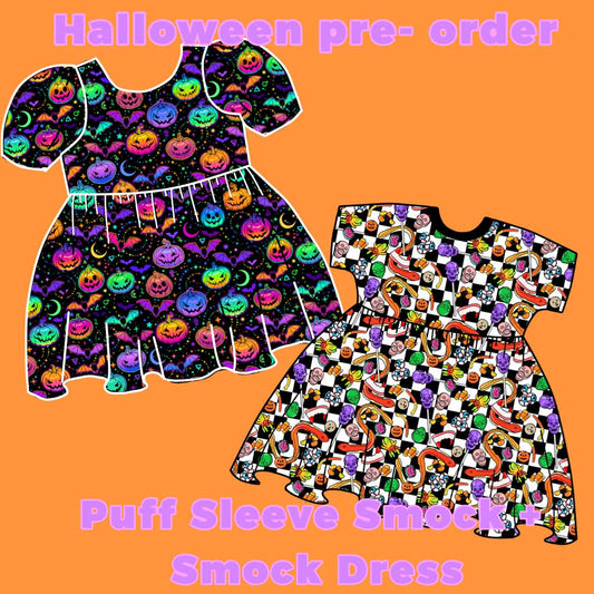 Halloween Pre Order - Smock Dress and Puff Sleeve Smock Dress (CLOSES 30TH SEPT)