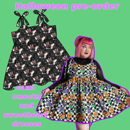 Halloween Pre Order - Cami Smocks and Sweetheart Dress (CLOSES 30TH SEPT)