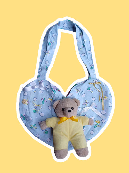 Yellow Bear Teddy Tote Bag