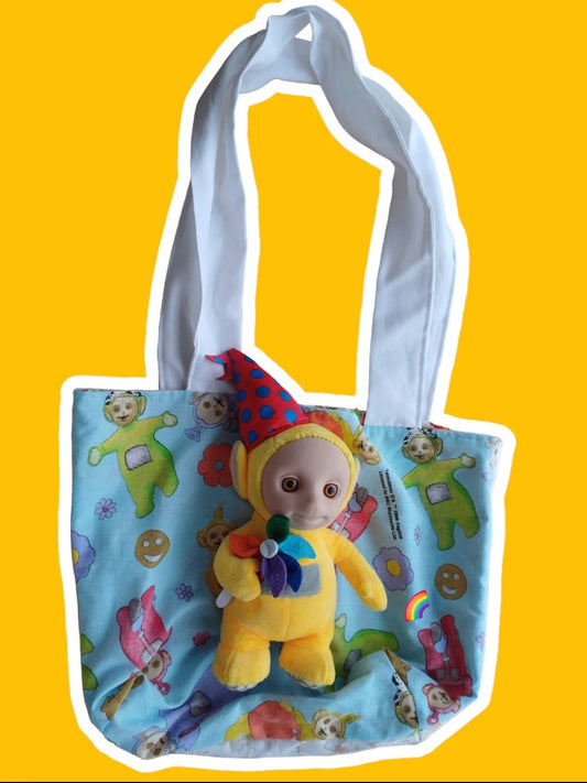 Tv Baby Tote Bag - Yellow Party