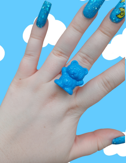 Teddy Ring - Blue