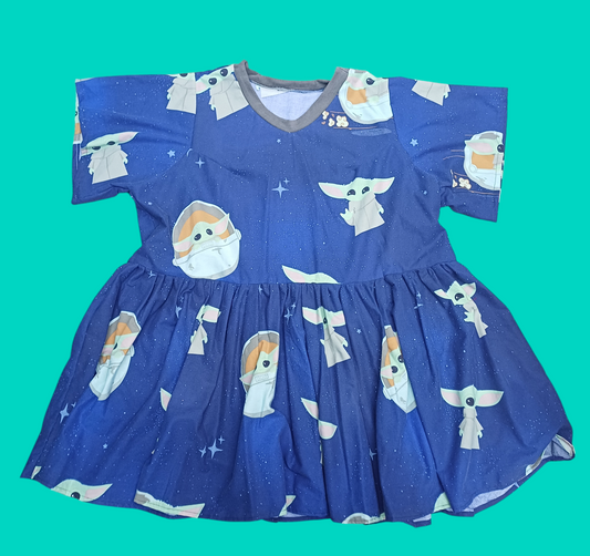 Star Smock Dress - Size 24-26