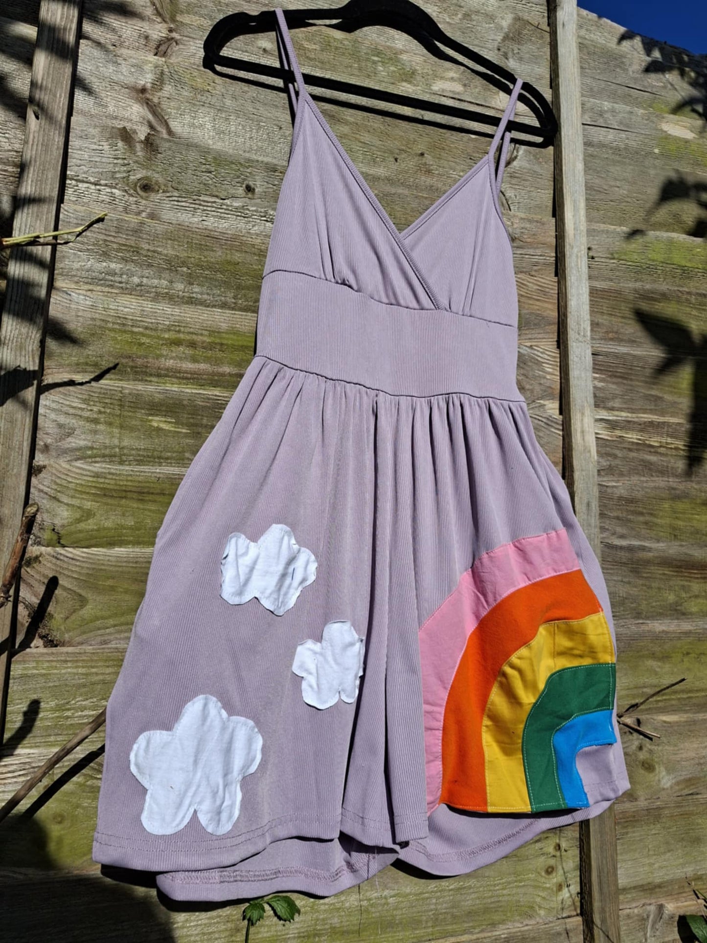 Rainbow Playsuit - Size 8-10
