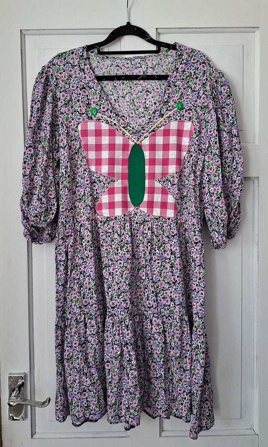 Reworked Butterfly Dress - Size 12