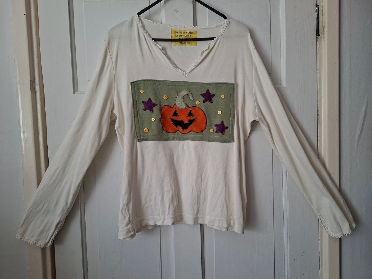 Pumpkin Long Sleeve - Size 12-14