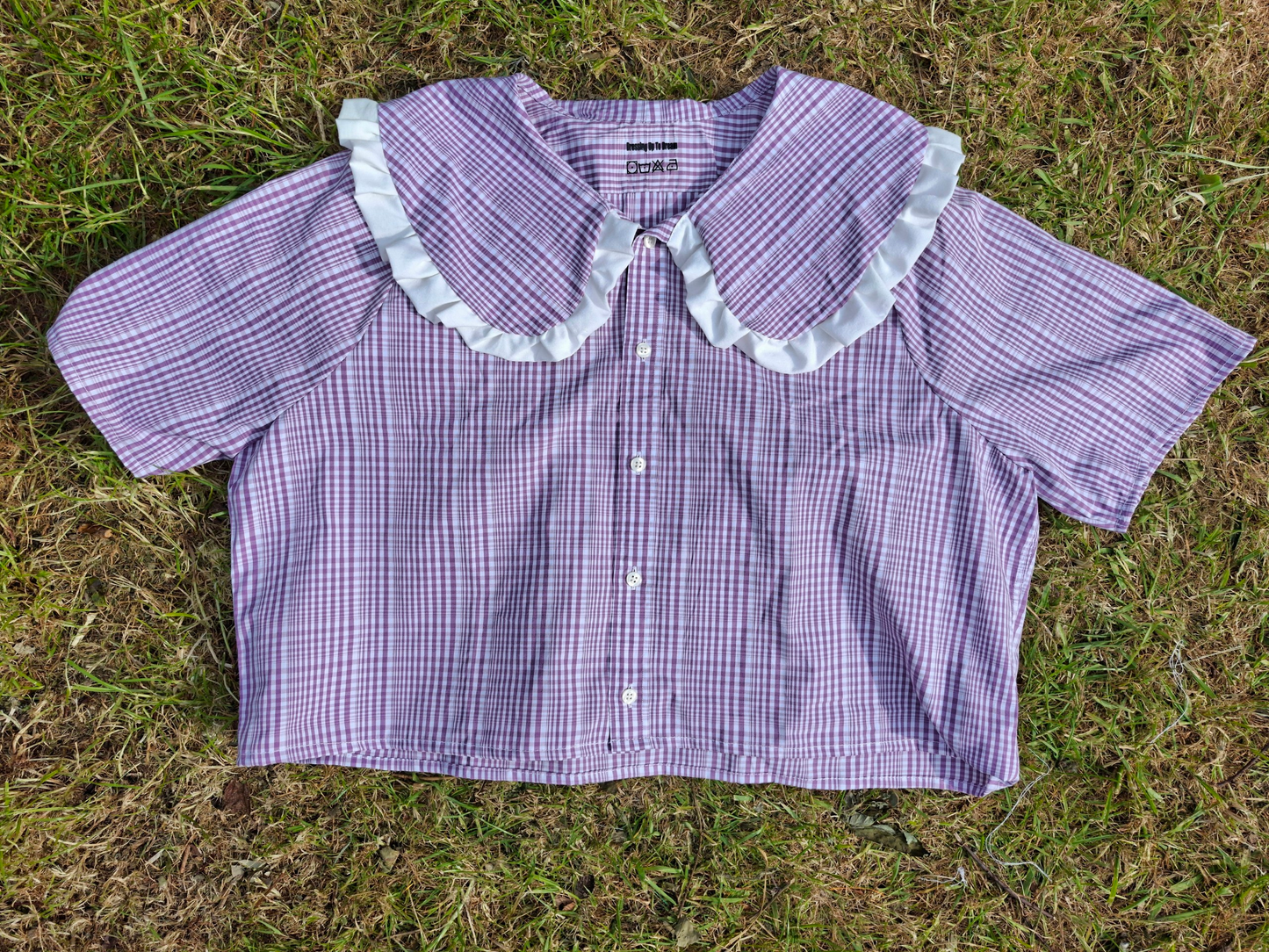 Reworked Purple Shirt - Size 18