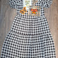 Orange Butterfly Study Dress - Size 12
