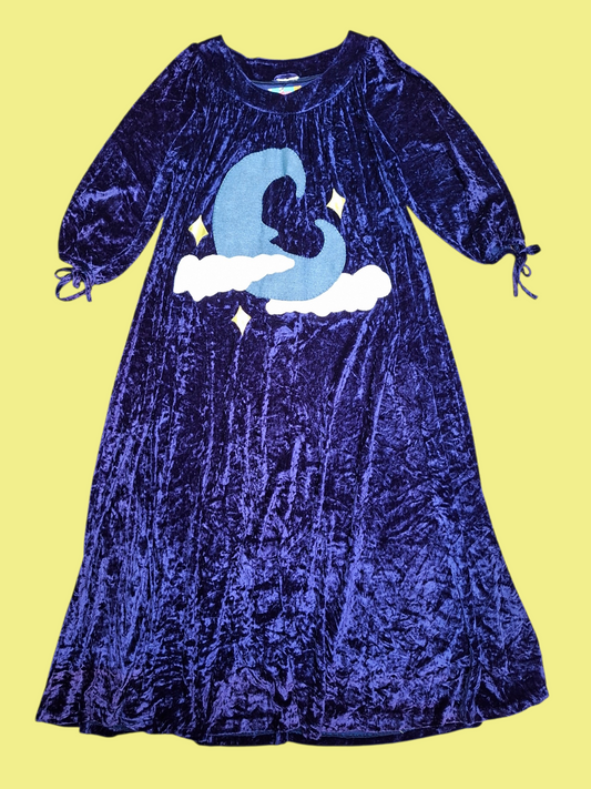 Velvet Moon & Clouds Dress - Size 10