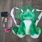 Triceratops Upcycled Plush Backpack