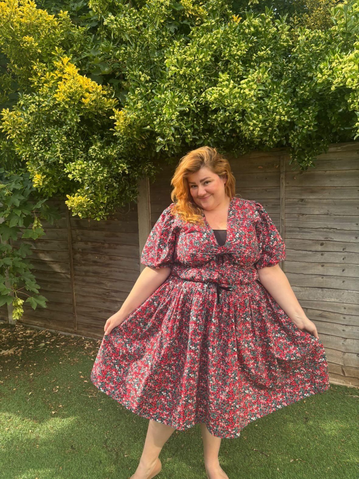 The Whimsical Dress - PDF Sewing Pattern A4/US LETTER/A0 (Do not buy if in EU)