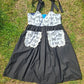 Butterfly & Moth Midi Sweetheart Dress - Size 14