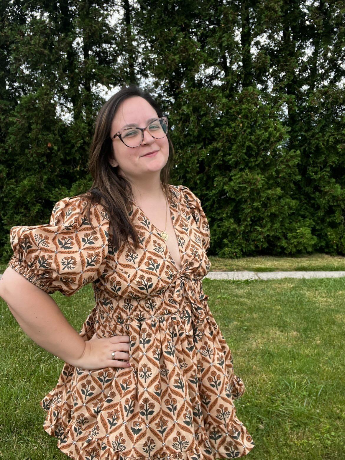 The Whimsical Dress - PDF Sewing Pattern A4/US LETTER/A0 (Do not buy if in EU)