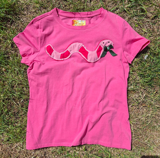 Worm Tee - Size 10-14 (stretchy)