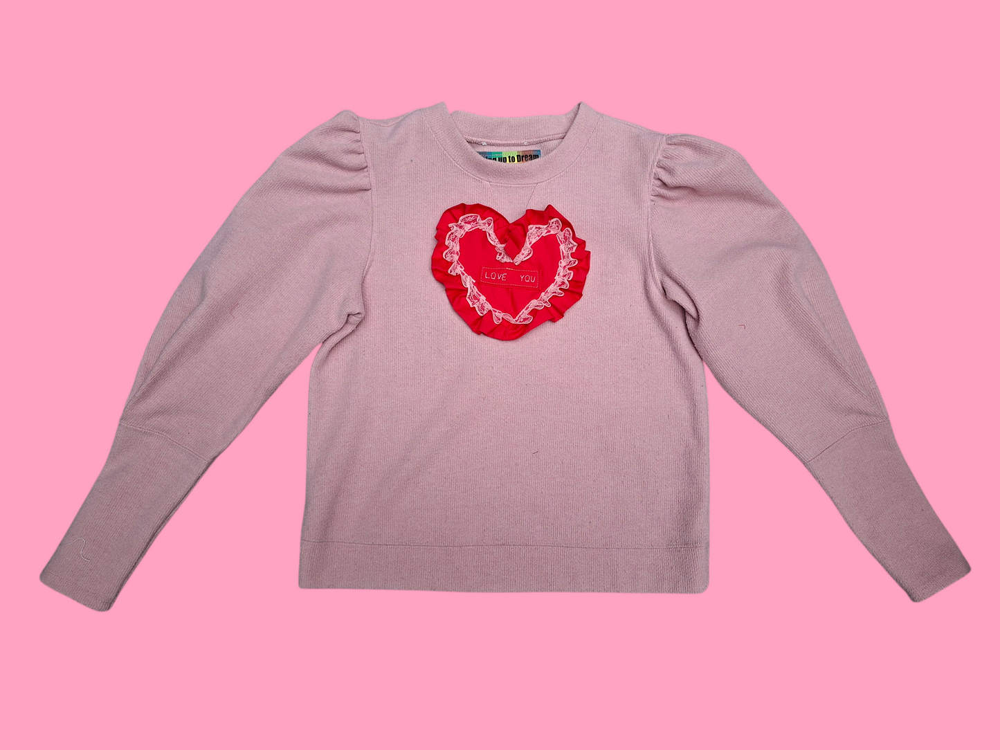 "Love you" Jumper - Size 8-10