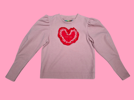 "Love you" Jumper - Size 8-10