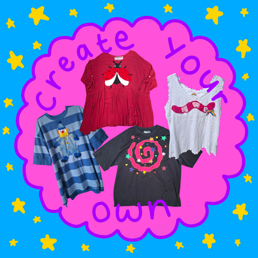 Create Your Own Upcycled Garment! Choose from 4 different styles