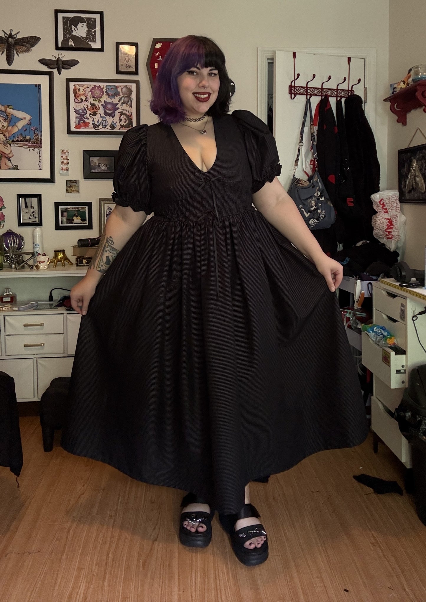 The Whimsical Dress - PDF Sewing Pattern A4/US LETTER/A0 (Do not buy if in EU)