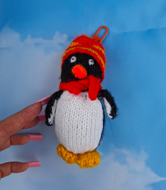 Penguin bag charm