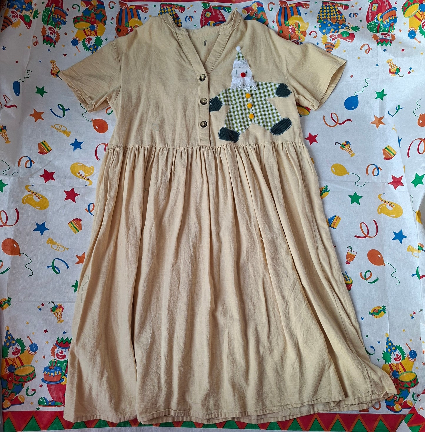Clown Smock Dress - Size 12-14