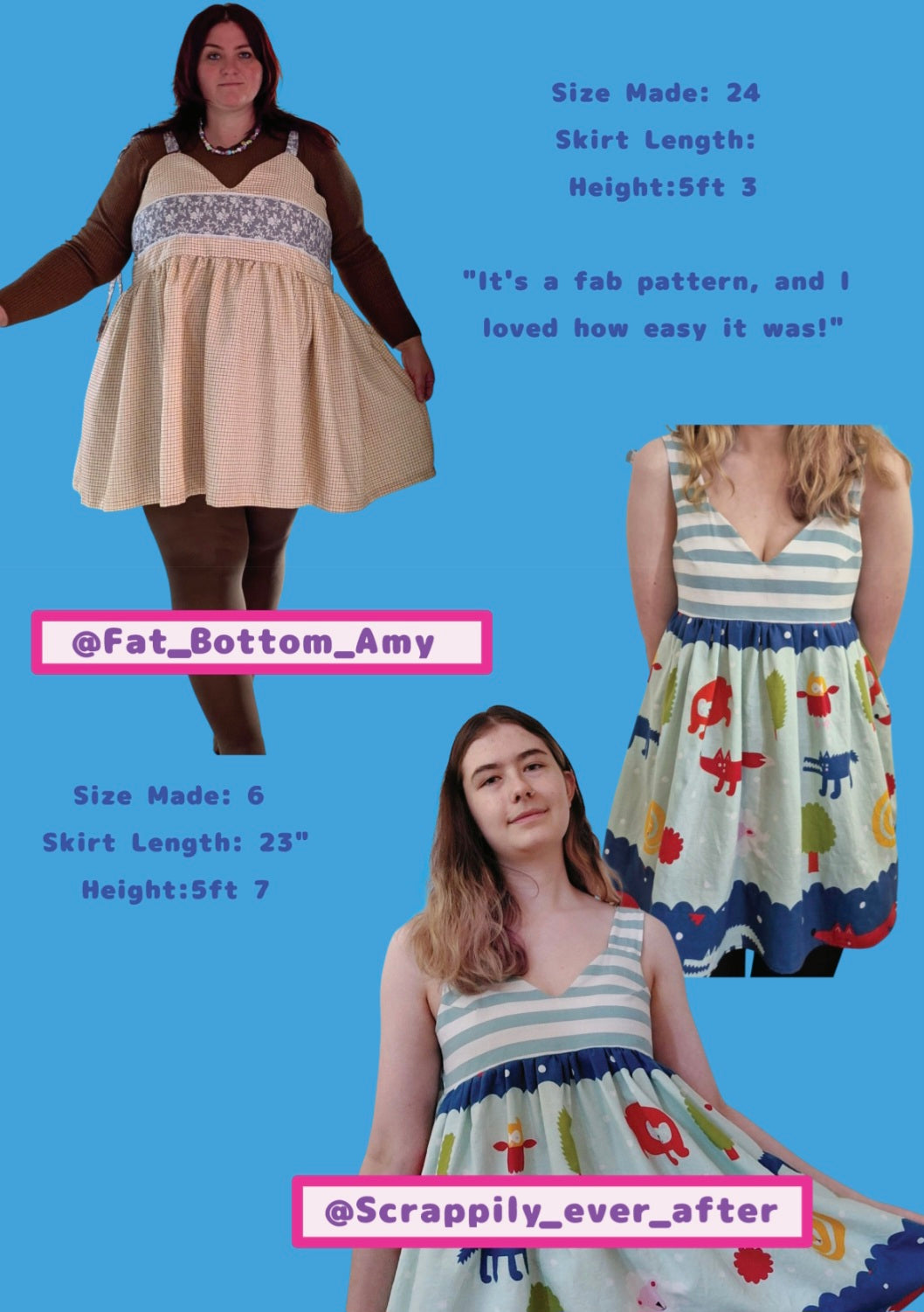 The Sweetheart Dress - Digital Sewing Pattern UK 6 -32 (DO NOT BUY IF IN EU)