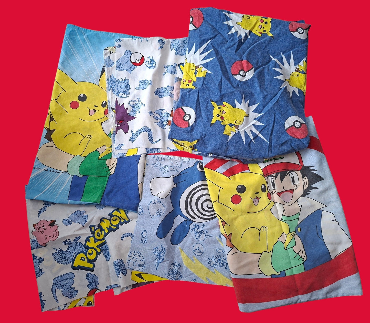 Made to Order Patchwork Dress - Pocket Monsters