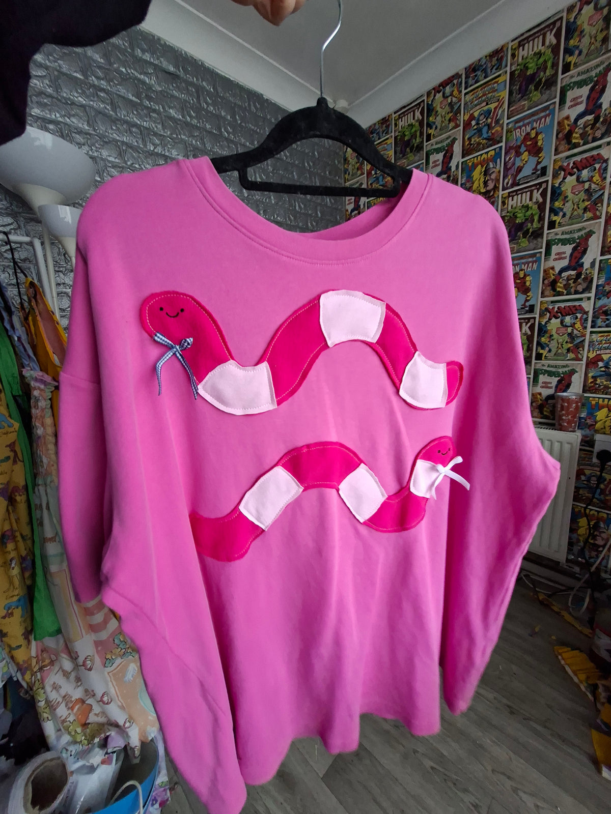 Upcycle Your Own T Shirt/Dress! Choose from Clowns or Worms🤡