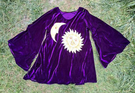 Purple Velvet Dress - Size 20-22