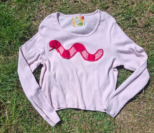 Long Sleeve Worm Tee - Size 16-18