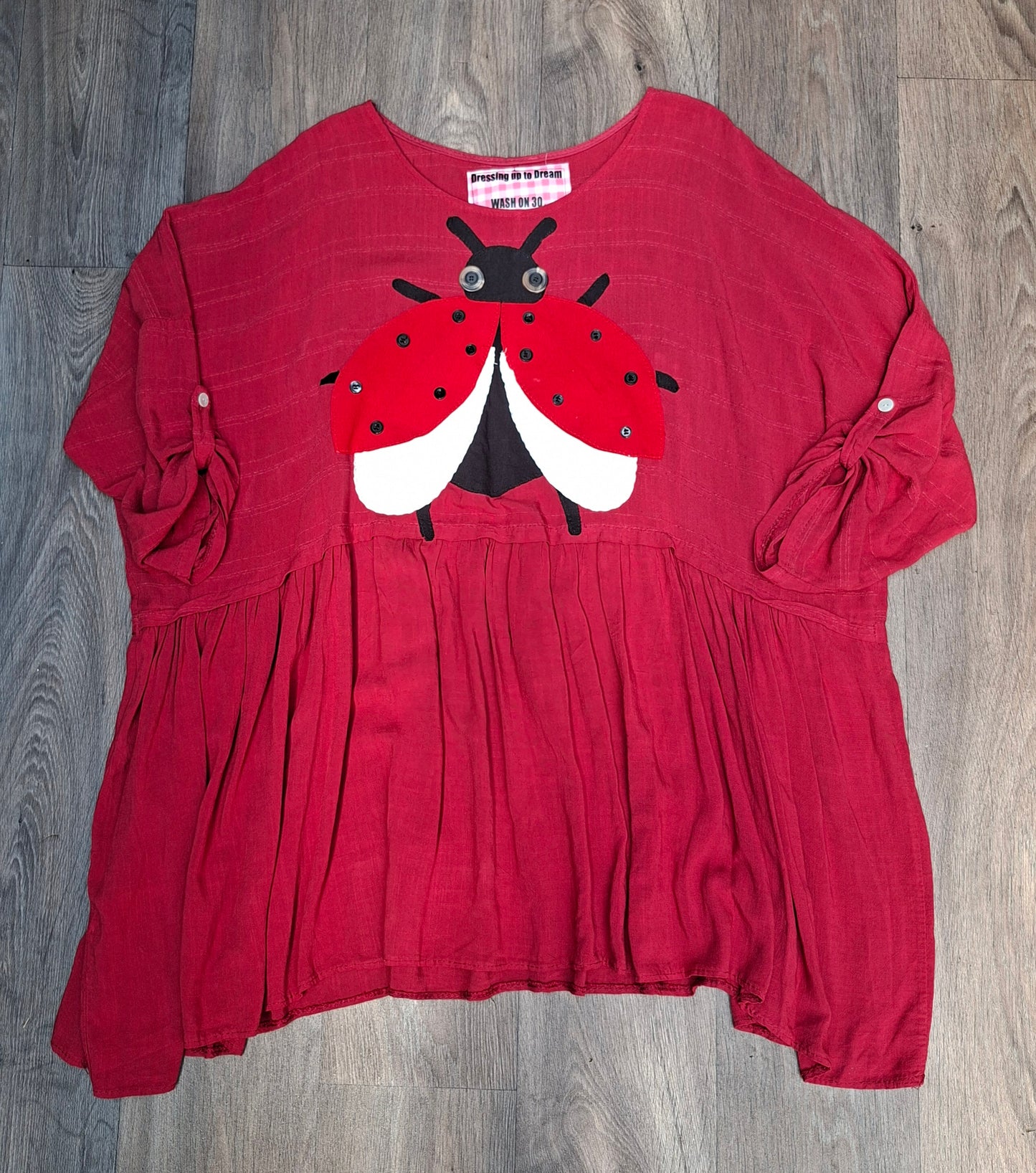 Ladybug Top - Size 24-26