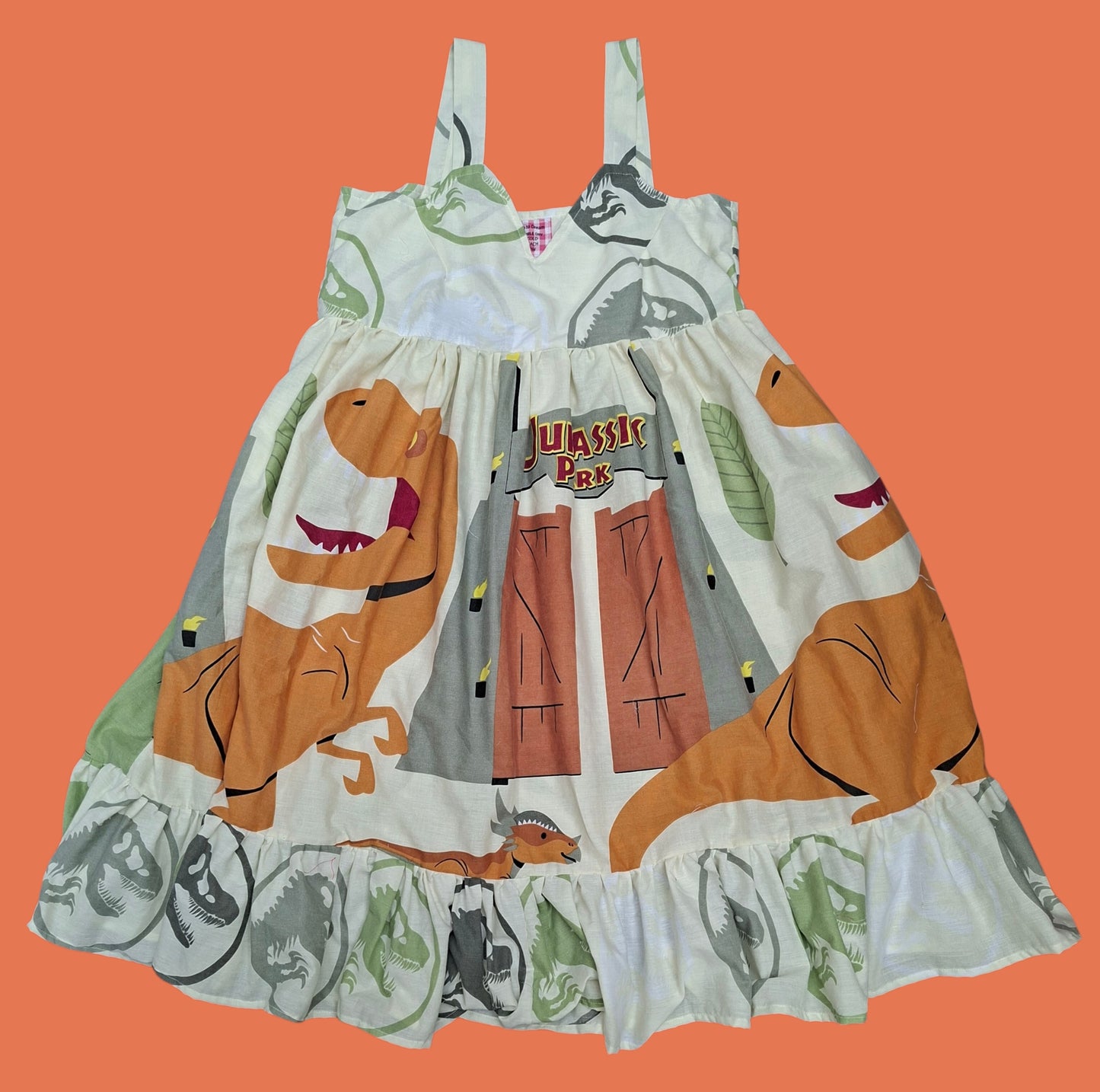 JW Upcycled Midi Sweetheart Dress w/ Frill - Size 14
