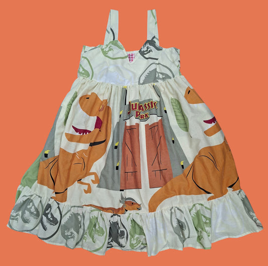 JW Upcycled Midi Sweetheart Dress w/ Frill - Size 14